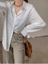 Striped Drop Shoulder Button Down Shirt